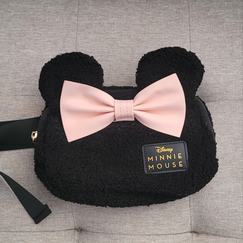 Disney Minnie Mouse Black and Pink Fanny Pack